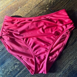 M red bikini bottom